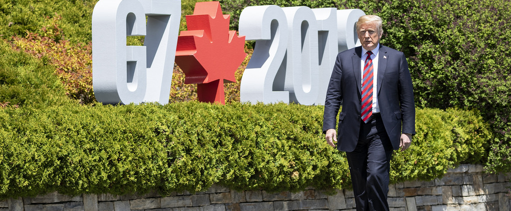 President Trump at the G7 Summit in Canada