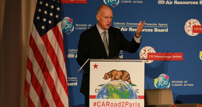 California Governor Jerry Brown